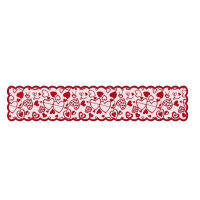 ZM【In Stock】Lace Love Heart ผ้าปูโต๊ะ Placemat ตกแต่งสำหรับวันวาเลนไทน์ Specification