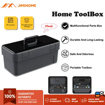 JIMIHOME JIMI 17inch Portable Storage Tool Box Plastic Large