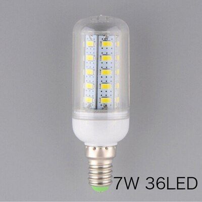 worth-buy-5ชิ้น5w-7w-e14-24-36led-smd-5730-220v-หลอดไฟข้าวโพด-led-สีขาว-อบอุ่นฝาครอบสีขาว220v-360องศา