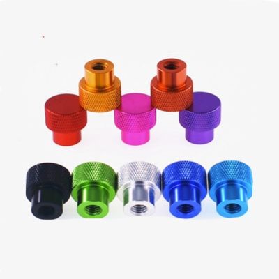 5pcs M3 M4 M5 M6 Blind Frame Hand Tighten Flange Nut Aluminum Knurled Hand Thumb Nut for FPV RC Models Anodized Red Black