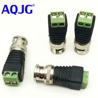 ✧ 10Pcs/lot Coaxial Coax CAT5 BNC Male Connector for CCTV Camera Security System Surveillance Accessories New Arrival AQJG