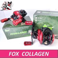 รอกหยดน้ำ FOX Collagen ลูกปืน3+1 รอบ 7.2:1 แถมอะไหล่ เขาควาย และตัวหนอน มีหมุนซ้ายและหมุนขวา