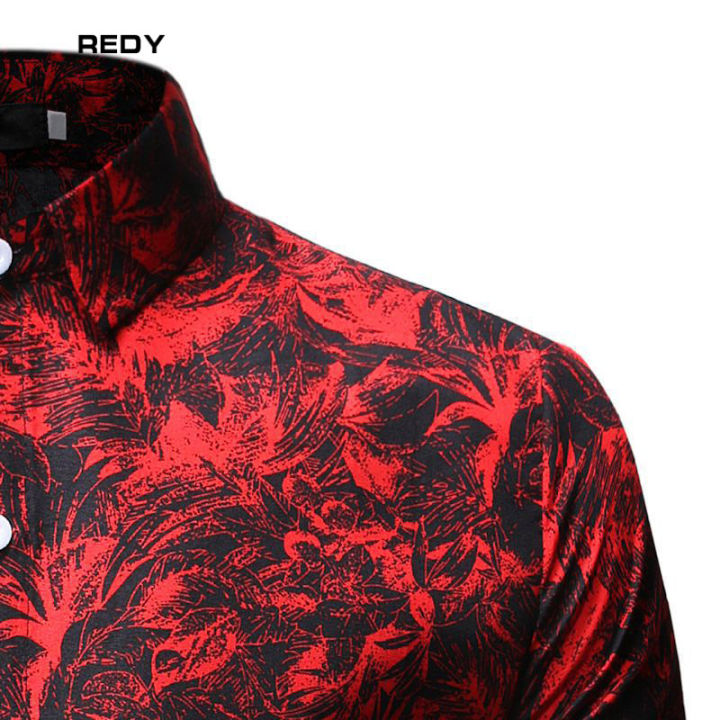 redy-เสื้อผ้าผู้ชายเสื้อแขนยาวทันสมัยเสื้อผ้าแฟชั่นเสื้อพิมพ์ลายเสื้อใหม่