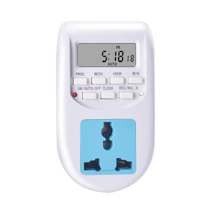 Digital Timer Switch UK EU Socket Weekly Programmable Electronic