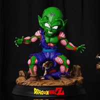 10ซม. อนิเมะดราก้อนบอล Z รูปปั้นลูกชาย Goku Vs Nappa Q Version WCF King Piccolo Figure Blocking ตุ๊กตาของสะสม PVC ของเล่น