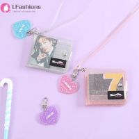 Women Transparent Purse Short Purse Mini PVC Clear Money Wallet Card Holder