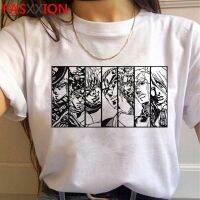 การผจญภัย Jojo Bizarre T เสื้อชายญี่ปุ่นอะนิเมะฤดูร้อนเสื้อยืด Kawaii Jojo Graphic Tshirt น่ารัก Unisex มังงะ90S tees ชาย