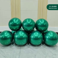 Xiu110 "12" Chrome Ice Double Latex บอลลูนงานแต่งงานวันเกิดตกแต่งวันหยุดฉลองห้องพื้นหลังตกแต่ง Balloonc12-58