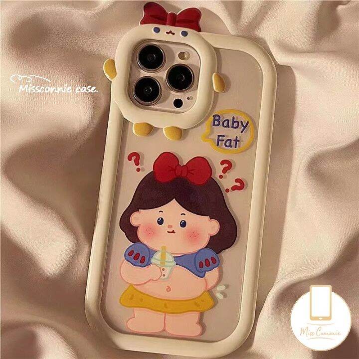 เคสโทรศัพท์มือถือ-แบบนิ่ม-ลายการ์ตูนมอนสเตอร์-ประดับโบว์-สําหรับ-iphone-max-13-12-14-7-8-6-6s-xr-x-xs-2020