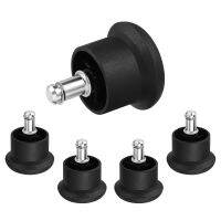 【LZ】 VOSAREA 5pcs Chair Caster Wheels Heavy Duty   Safe Chair Wheels Stopper Fixed Stationary Castors Office Chair Foot Glides