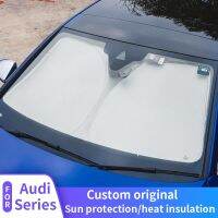 Front sunshade For Audi a3 a4 b8 a5 a6 c7 q5 q3 q2 Car front insulation cloth shade cloth Summer sunscreen car accessories Sunshades