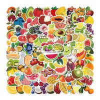 【cw】100 Cartoon Fruit Mixed Graffiti Sticker Decoration Car Window Trunk Guitar DIY Waterproof Stickers ！