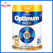 Date 12.2024 Sữa bột Vinamilk Optimum Gold 2 Lon 800g