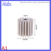 Akabs 20mm 27.5mm 32mm 40mm 1W 3W หม้อน้ำสูงอลูมิเนียม LED หม้อน้ำ LED Light heatsink