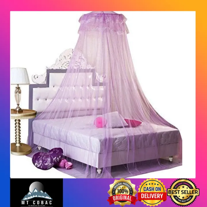 Mosquito Net (DoubleBed Size)，antimosquito bite net tent Grand Living Round Mosquito Net