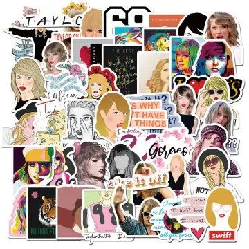 Shop Taylor Swift Stickers Waterproof with great discounts and prices  online - Jan 2024