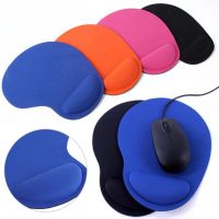 Wrist Support Mice Mat Mouse Pad Home Office Solid Color Anti-Slip Gaming with Wrist Support