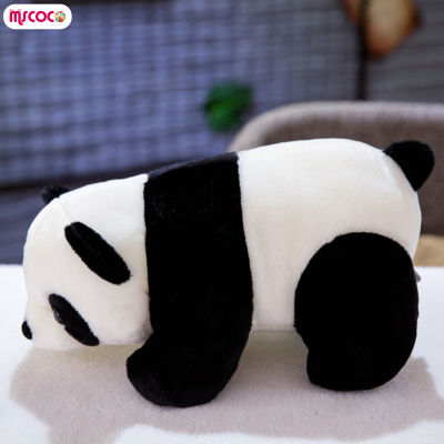 ของเล่นตุ๊กตายัดไส้แพนด้าจำลอง MSCOCO Boneka Mainan จำลองน่ารักสร้างสรรค์สำหรับวันเกิดสำหรับเด็กของขวัญวันเด็ก