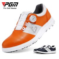 PGM Men Golf Shoes Knob Shoelaces Anti-side Slip Waterproof Mens Sports Shoes Sneakers XZ303