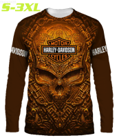 Hot 2023 Harley-davidson Motorcycles 3d Xzx180305 Long Sleeve for Men/women Clothes Racing Cycling24 trendy