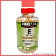 T.T STORE Viên Uống Vitamin E Kirkland Signature Vitamin E 400 IU 500 Viên.
