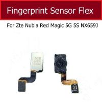 สายดิ้นเซ็นเซอร์ลายนิ้วมือสําหรับ ZTE Nubia Red Magic 5G 5S NX659J ภายใต้หน้าจอ Touch ID Menu Key ลายนิ้วมือพิมพ์ เซนเซอร์ ริบบิ้น