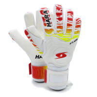 HARA Sport PRO-WEB ถุงมือผู้รักษาประตู ฟิงเกอร์เซฟถอดได้ ถุงมือประตู สีขาว รุ่น GL06