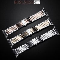 ：》《{ Solid Metal Replacement Watch Band For  Watch 40 44 38 42Mm Stainless Steel Watch Strap For Iwatch Series 1 2 3 4 5 6 SE