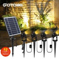 1 TO 4 RGB Outdoor Solar Landscape Light LED IP65 Waterproof Solar Lamp Automatic On/Off Solar Wall Light Garden Patio Lawn Lamp