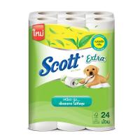 กระดาษชำระ SCOTT EXTRA NATURAL CLEAN แพ็ค 24