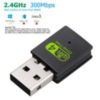 WD-3505C USB อะแดปเตอร์ WiFi ไร้สาย300Mbps การ์ดเน็ตเวิร์กเครื่องอุปกรณ์เชื่อมต่อกับ WiFi 2.4GHz