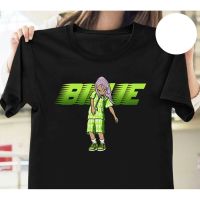 Hot sale Billie Eilish graphic Mens 100% Cotton Round Neck Short Sleeve T-Shirt  Adult clothes