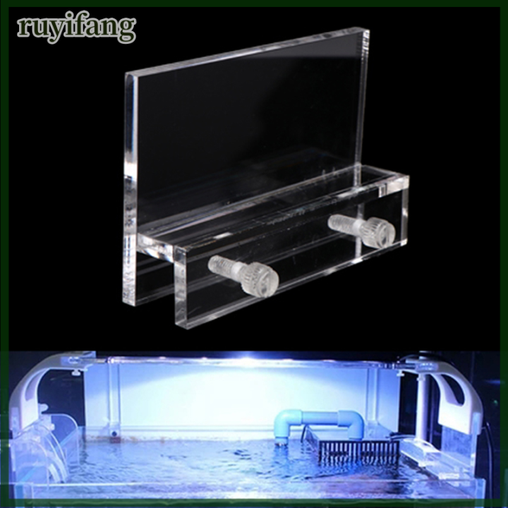 ruyifang-1pc-aquarium-clear-fish-tank-led-light-holder-โคมไฟติดตั้งขาตั้ง