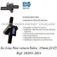 Jabsco In-Line Non-return Valve -19mm (3/4")