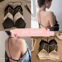 DD SHOPพร้อมส่ง FY2801 บราฟองน้ำบางๆ เว้าหลังเซ็กซี่ ใส่สบายมาก