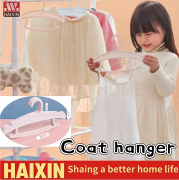 20pcs Baby Clothes Hangers, Thick Non-slip Drying Hangers With Bow For Children's  Clothes, Home Use