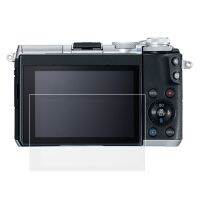 กล้องหน้าจอ LCD กระจกเทมเปอร์มีกาวในตัวเคสสำหรับป้องกันสำหรับ Canon EOS RP M6 M50 Mark M100 M200 KISS M M2