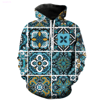 Retro National Style Mens Hoodies Unisex Teens Fashion Tops Long Sleeve Sweatshirts Cool Pullover 3D Printed Spring Hip Hop Size:XS-5XL