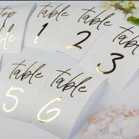 【hot】◆✼✾  Table Number Sticker decal Wedding Reception Vinyl Decal Numbers use on Sign Bottles Candles Vases