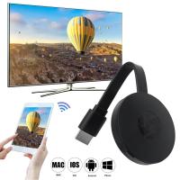 FEAT สายมิเรอร์ WiFi ไร้สาย 2.4G 4K อะแดปเตอร์ที่รองรับ HDMI ตัวรับสัญญาณ dongle Anycast สำหรับ Miracast แท่งทีวีสำหรับ mirascreen DLNA AirPlay