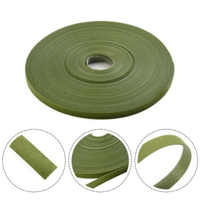 Nylon Ties Tape 25M Garden Plant Bandage For Plant Shape Support Hook Loop-Velcro Tie Resealable Cable Tie Gardening Accessories Adhesives Tape