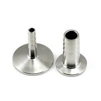 ✾☸✒ KF25 Sanitary Stainless Steel 304 Vacuum Hose Barb OD 6MM 8MM 10MM 16MM 20MM 25MM Flange Adapter Pipe Fitting Clamp