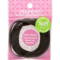 ญี่ปุ่น Chantilly Mapepe แหวนนุ่มยืดหยุ่นสีน้ำตาลผม Elastics Hair สินค้า橡皮筋头发产品 Abies5Star