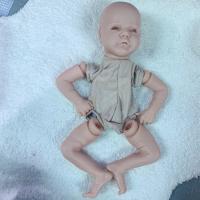 NPK 17inch reborn doll kit premie baby size TWIN B Awake lifelike real soft touch fresh color unfinished doll parts