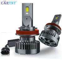 CarTnT 30000LM 1คู่130W H4 H7 H8 H11 9005 HB3 9006 3570 HB4 70W ไฟหน้าไฟขับรถหมอกรถยนต์6500K สีขาว12V