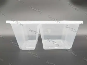 hot selling 1000ml clear rectangular disposable