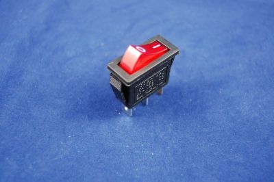 【cw】 Lot of  5 Pcs Rectangle RED Illuminated 2 Position Rocker 3 Pin 24V DC/AC Boat switch KCD3