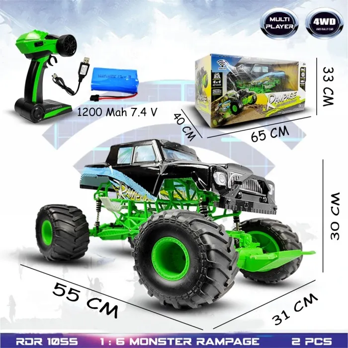RC Rock Crawler Offroad Monster Truck Remote Control RADAR RDR1055 Lazada Indonesia