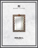 กระจกตกแต่งผนังดีไซน์ Muro Living รุ่น  HOLGA L