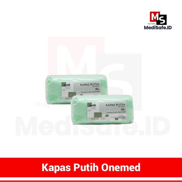 Kapas Putih 25 gr OneMed | Lazada Indonesia